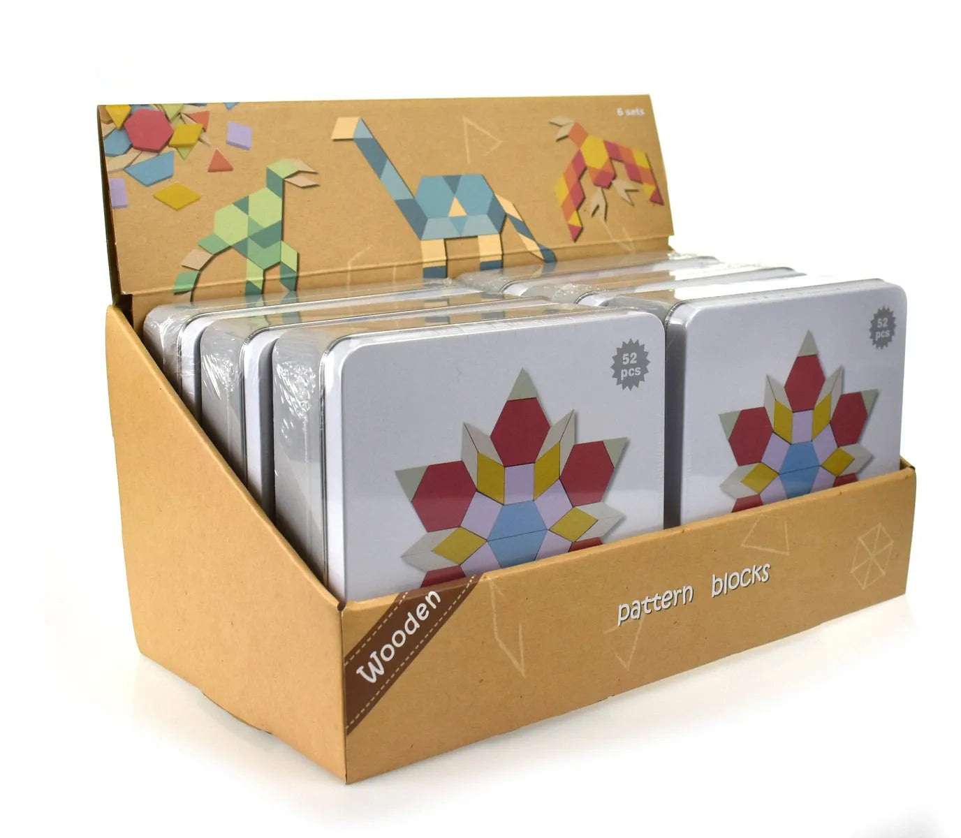 Calm & Breezy Pattern Blocks in Tin Box
