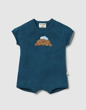 Little Croissant Organic Knitted Growsuit