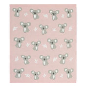 Cotton Knit Blanket- Koala