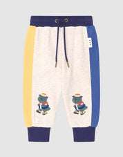 Camping Dino Colour Block Trackpant