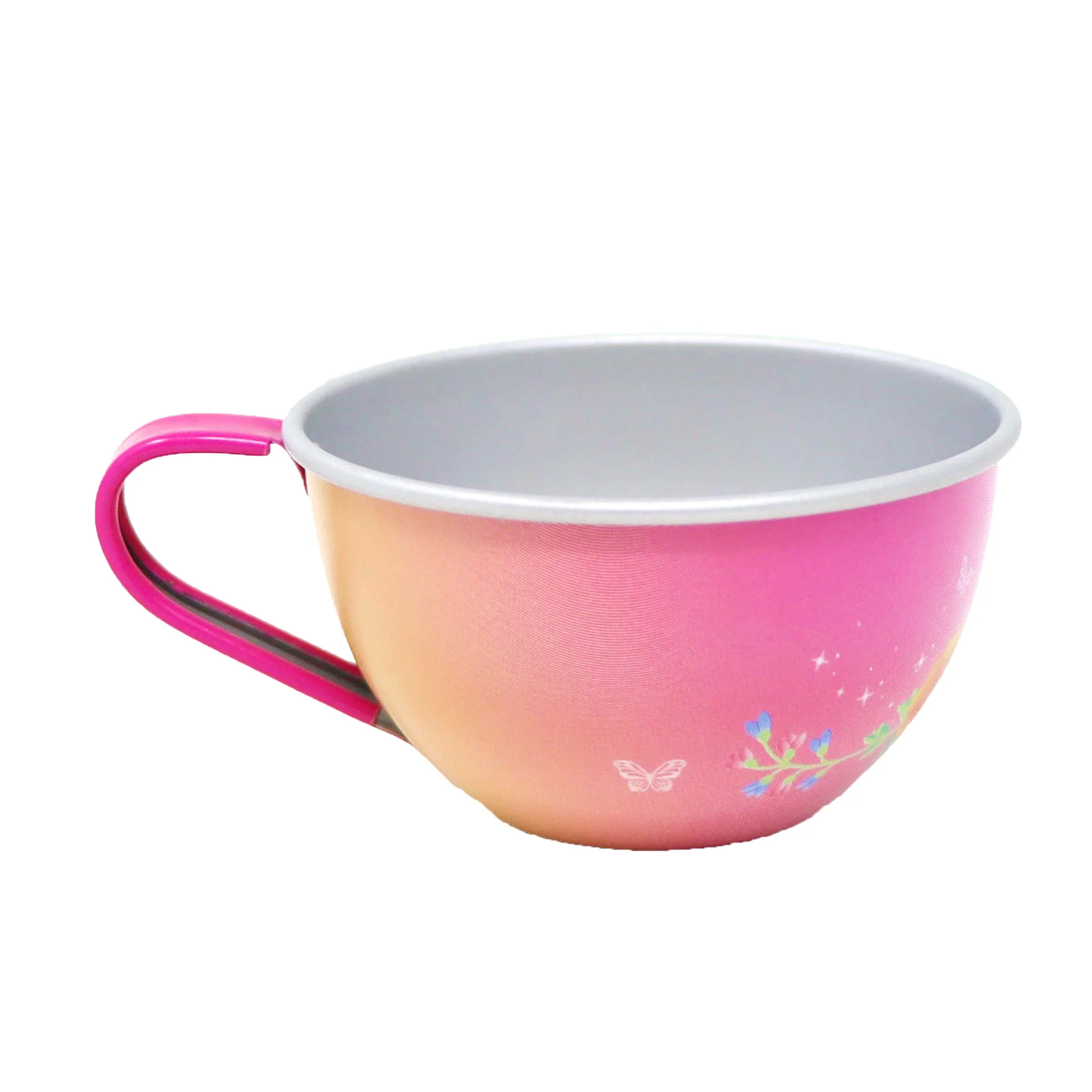 Rainbow Butterfly Tea Set in Basket