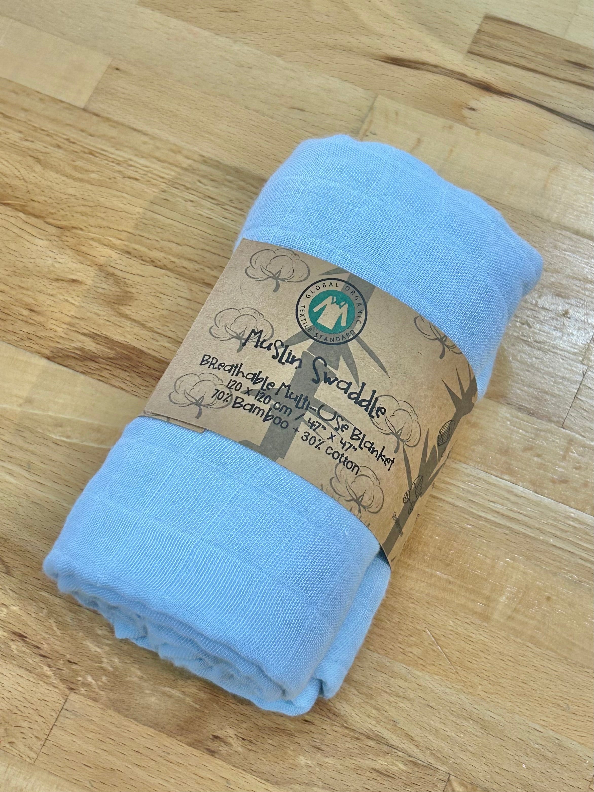 Muslin Swaddle - Blue