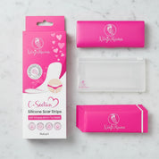 Transparent C-Section Silicone Scar Strips - Pack of 6