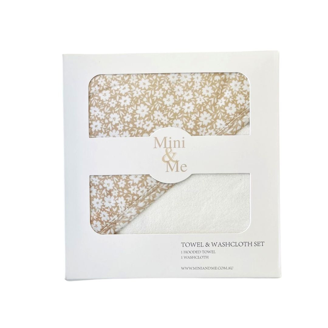 Hooded Towel And Wash Cloth