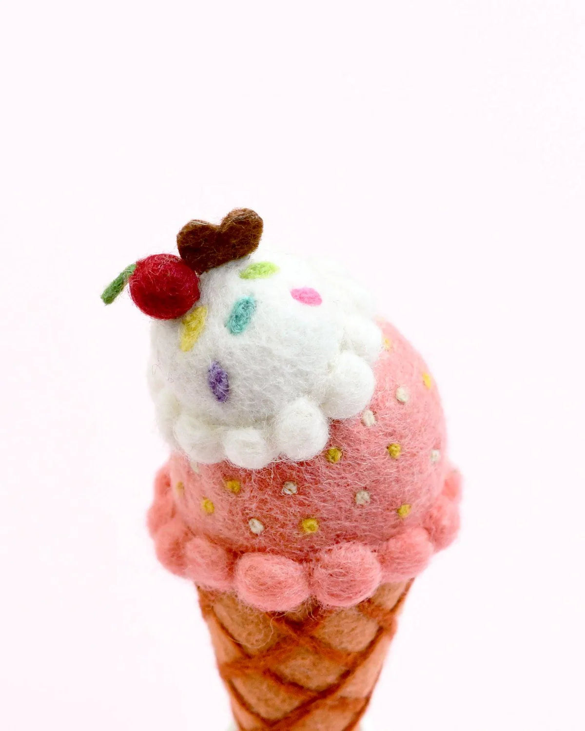 Felt Neapolitan (Harlequin) Ice Cream