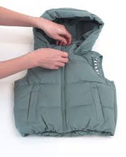 Puffer Vest  - Moss