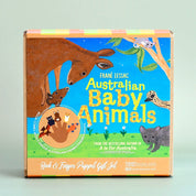 Australian Baby Animals by Frané Lessac - Book & Finger Puppet Set