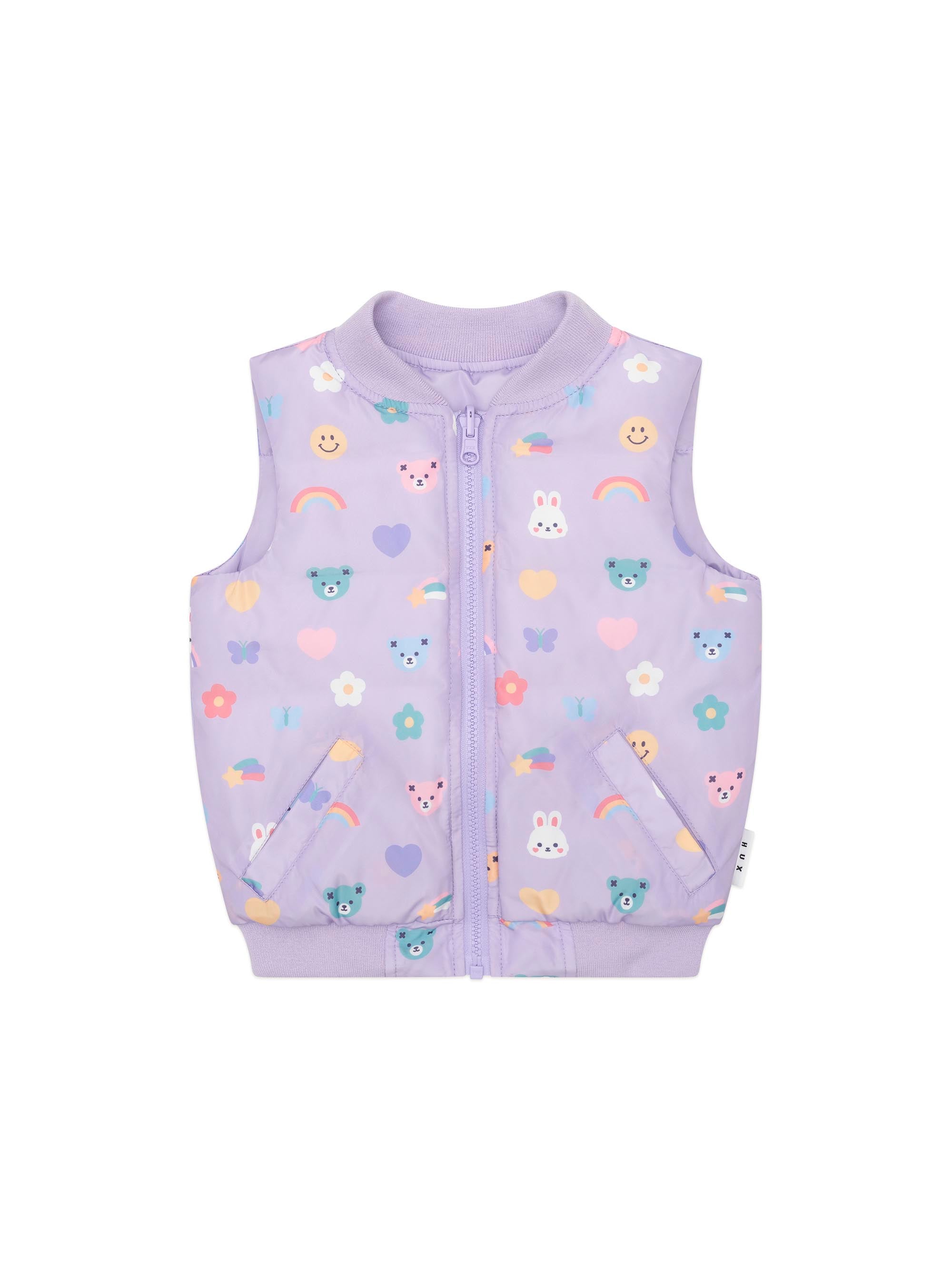 Huxmobile Reversible Puffer Vest