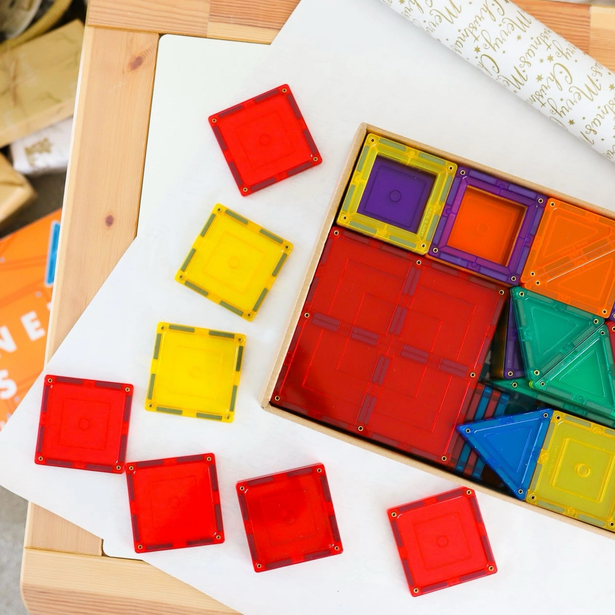 Magnetic Tiles - Small Square Pack 36pc