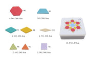 Calm & Breezy Pattern Blocks in Tin Box