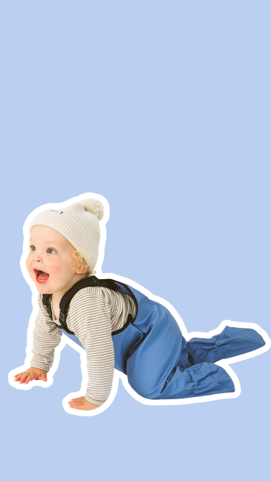 Rain Overalls - Crawlers - Light Brown