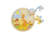 Kangaroo Wooden Jigsaw Puzzle 9pcs