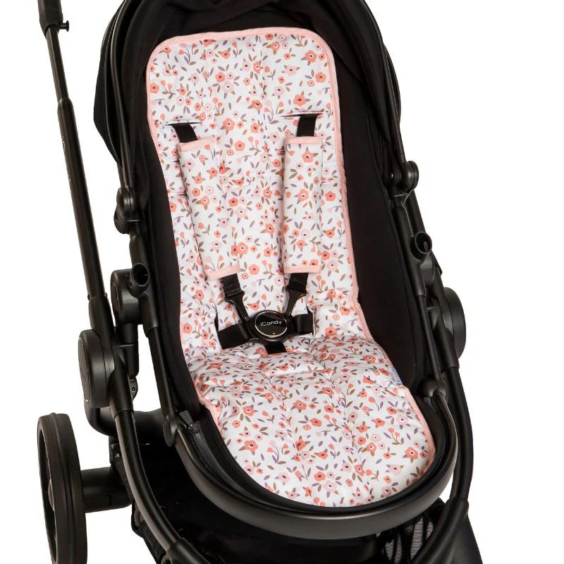 Reversible Pram Liner - Floral Bouquet
