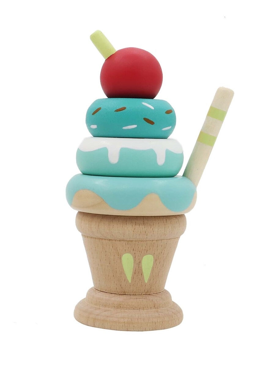 Calm & Breezy Wooden Stacking Ice Cream