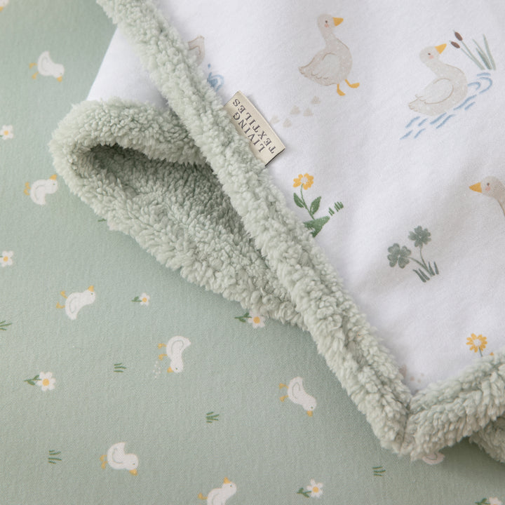 Sherpa Pram Blanket - Goosey Goosey