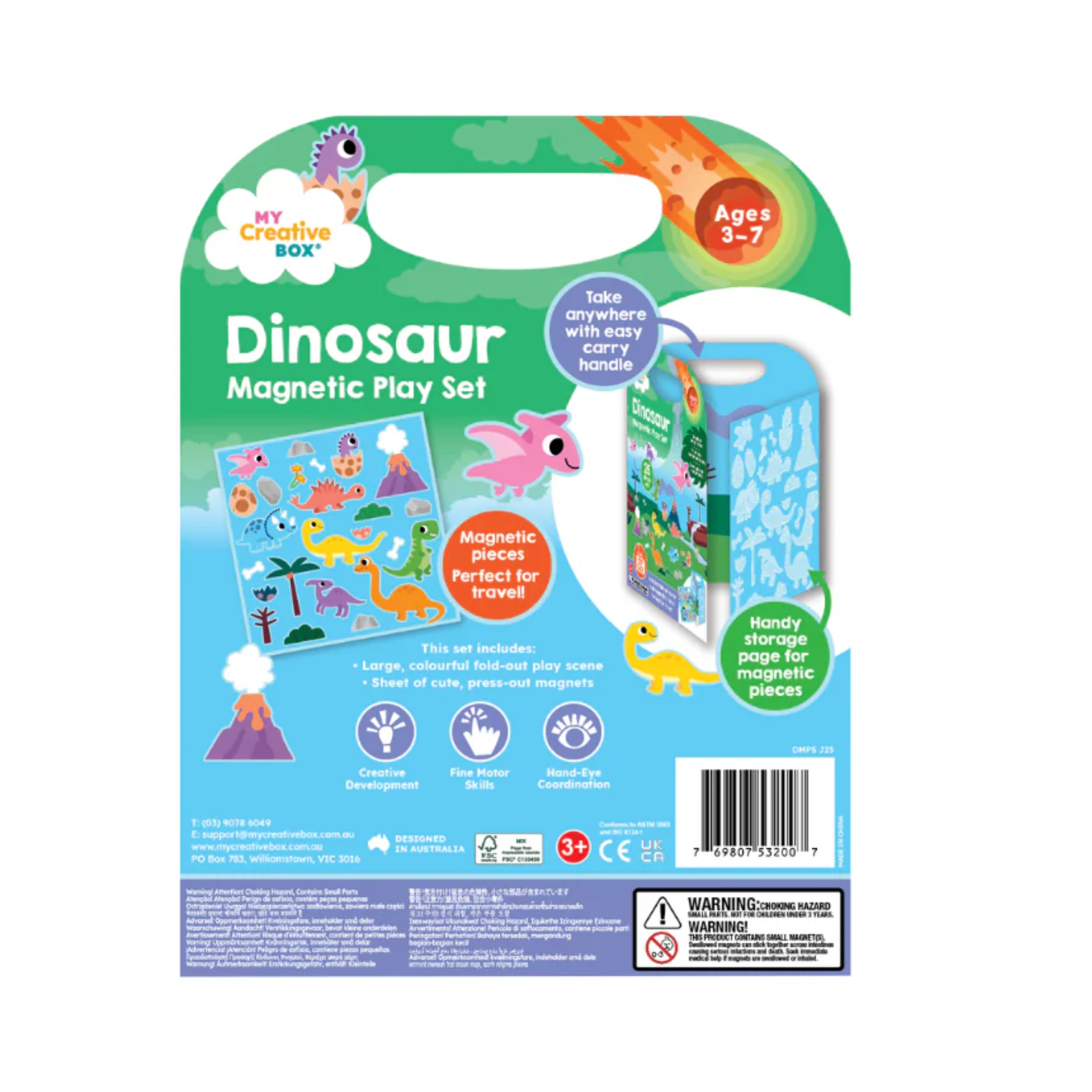 Dinosaur Magnetic Play Set