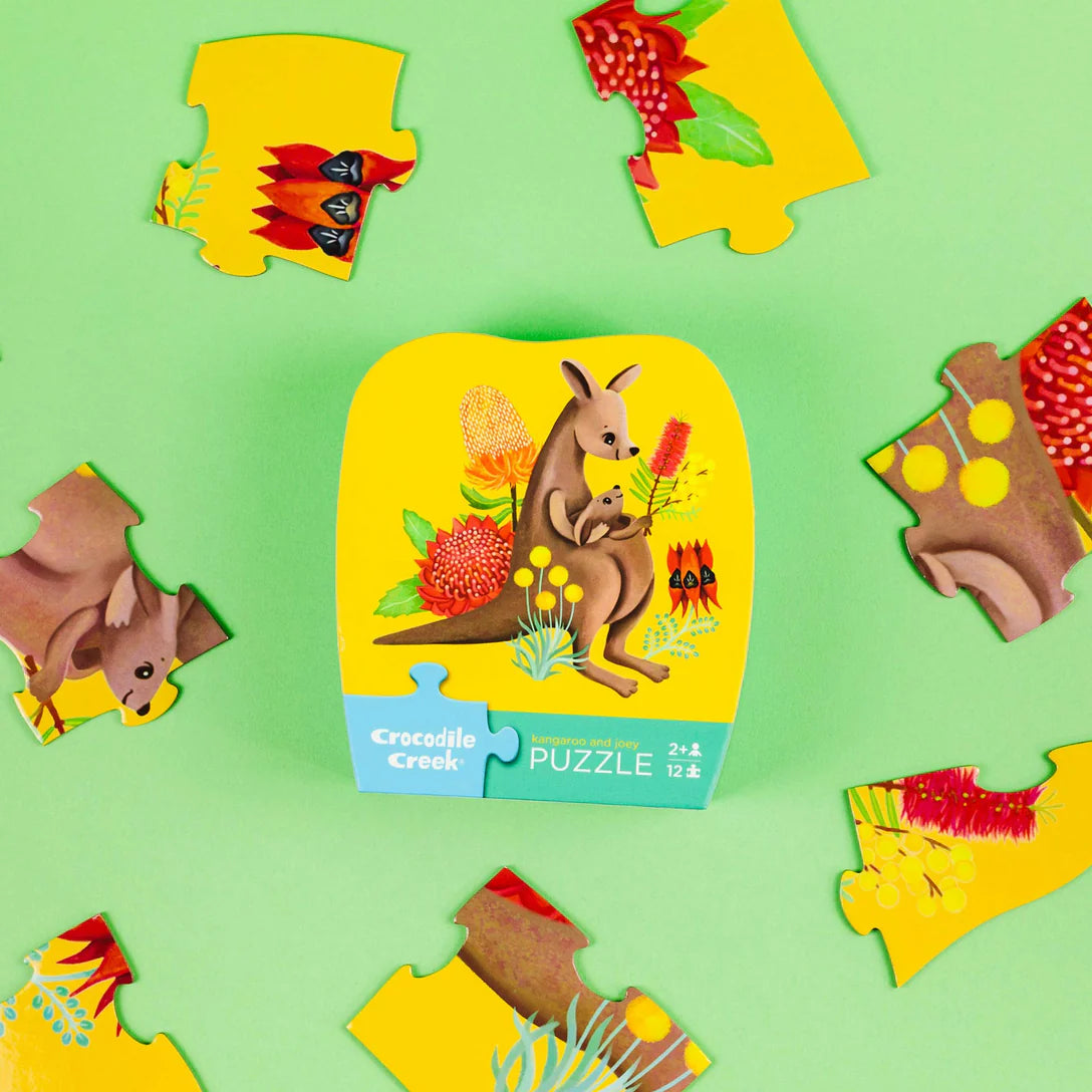 Mini Puzzle - 12pc - Kangaroo & Joey