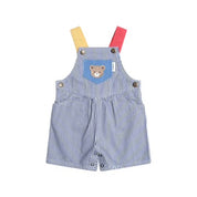 Classic Stripe Short Overalls