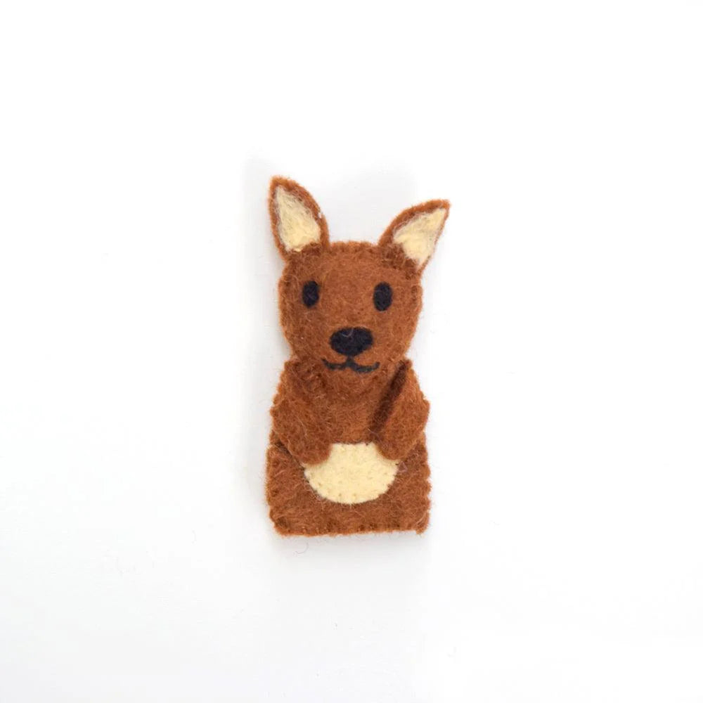 Felt Kangaroo Finger Puppet