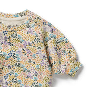 Tiny Bloom Organic Terry Sweater