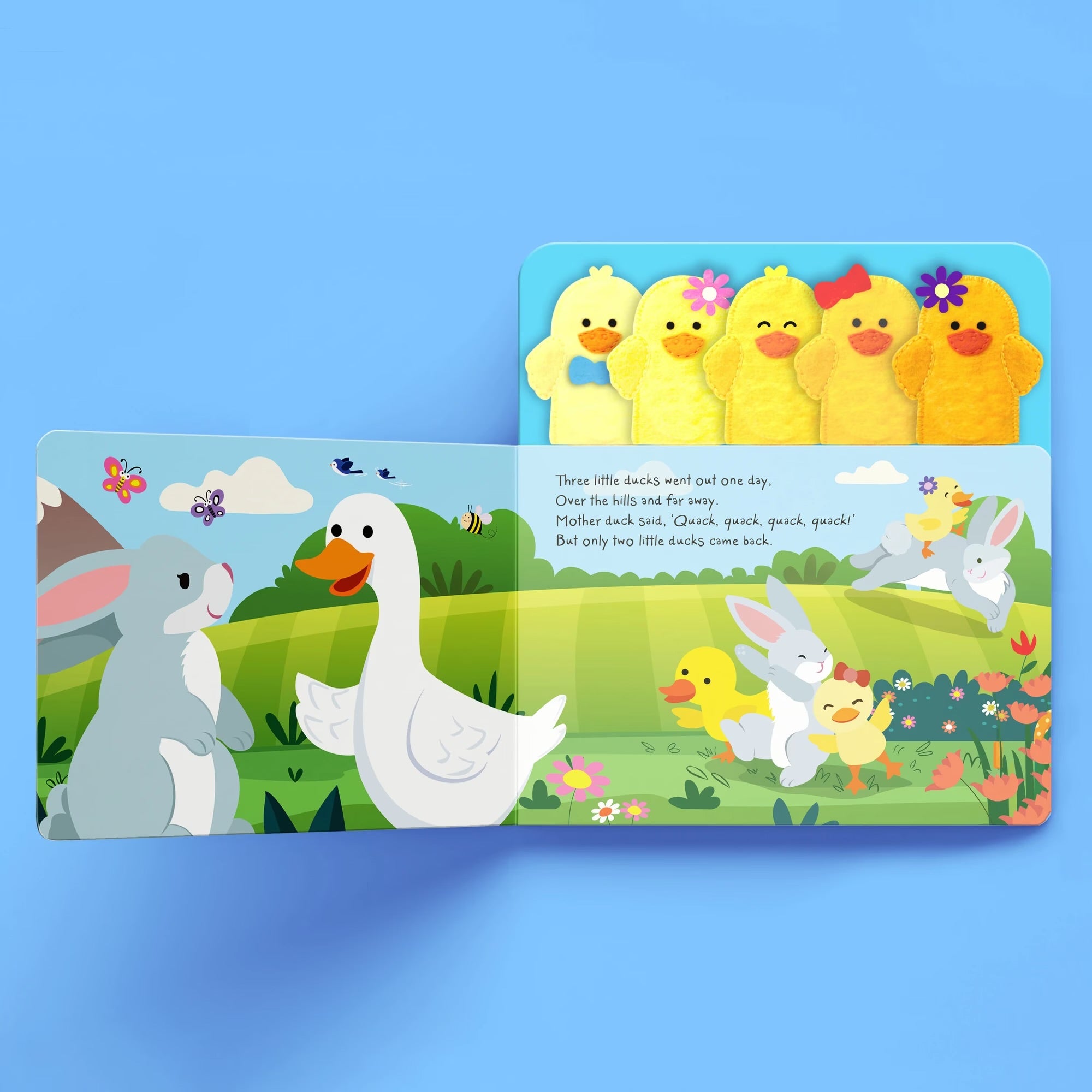 Five Little Ducks Finger Puppet Book