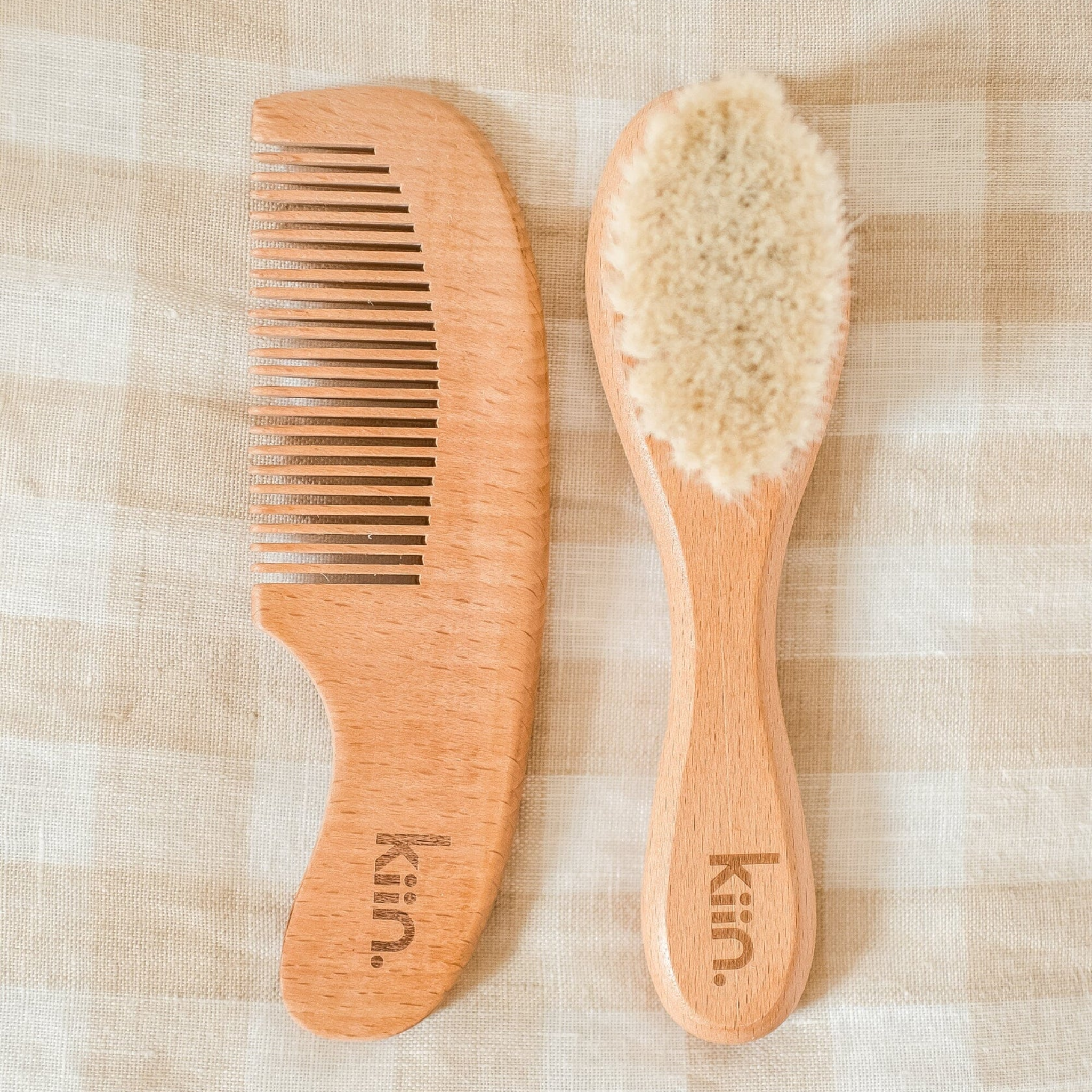 Wooden Baby Brush & Comb Set