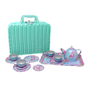 Shimmering Mermaid Tea Set Basket