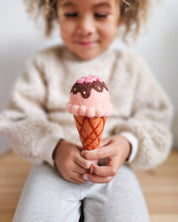 Felt Strawberry Sorbet Ice Cream