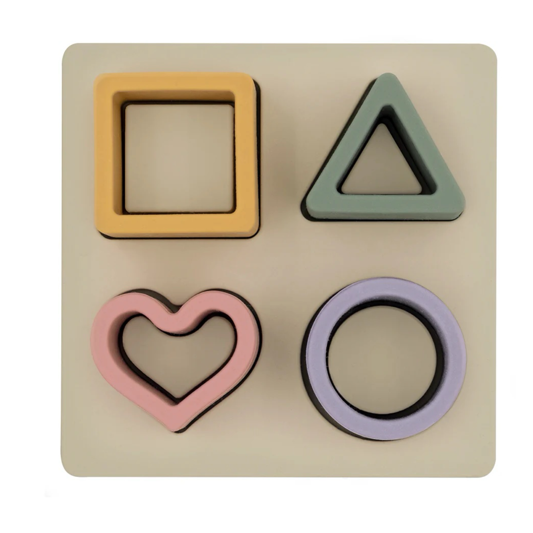 Silicone Shape Puzzle - Rose