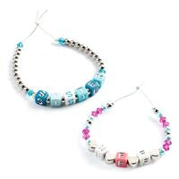 Silver Alphabet Beads