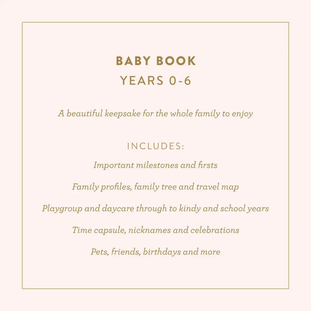 Mini baby book