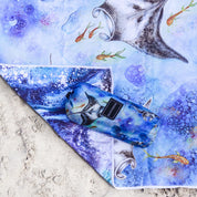 Sand Free Beach Towel - Manta’s Mantra - Large