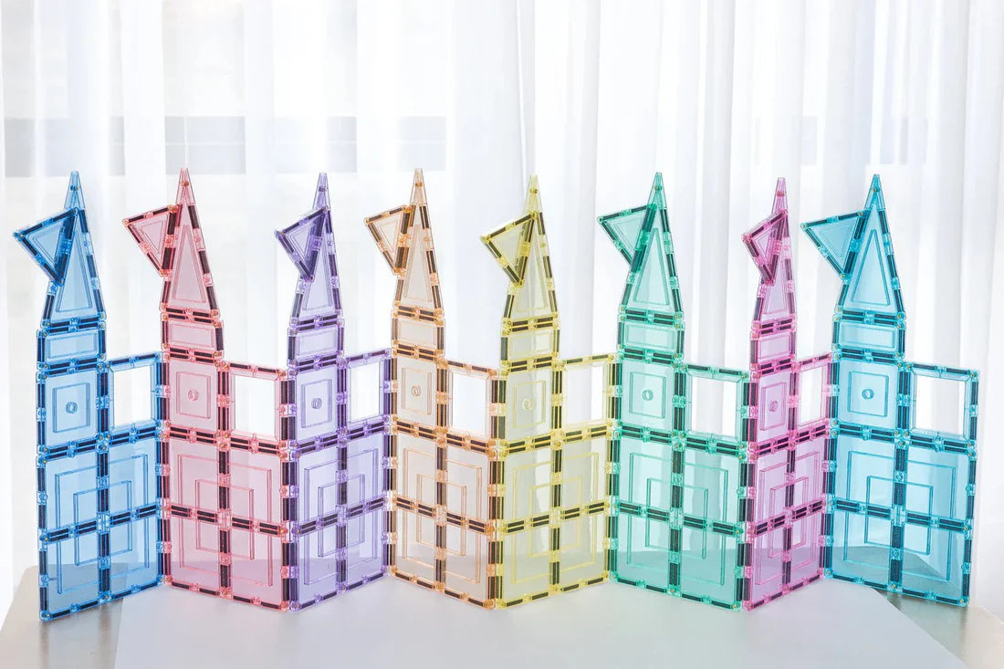 Magnetic Tiles - Pastel Builders Pack- 112pc