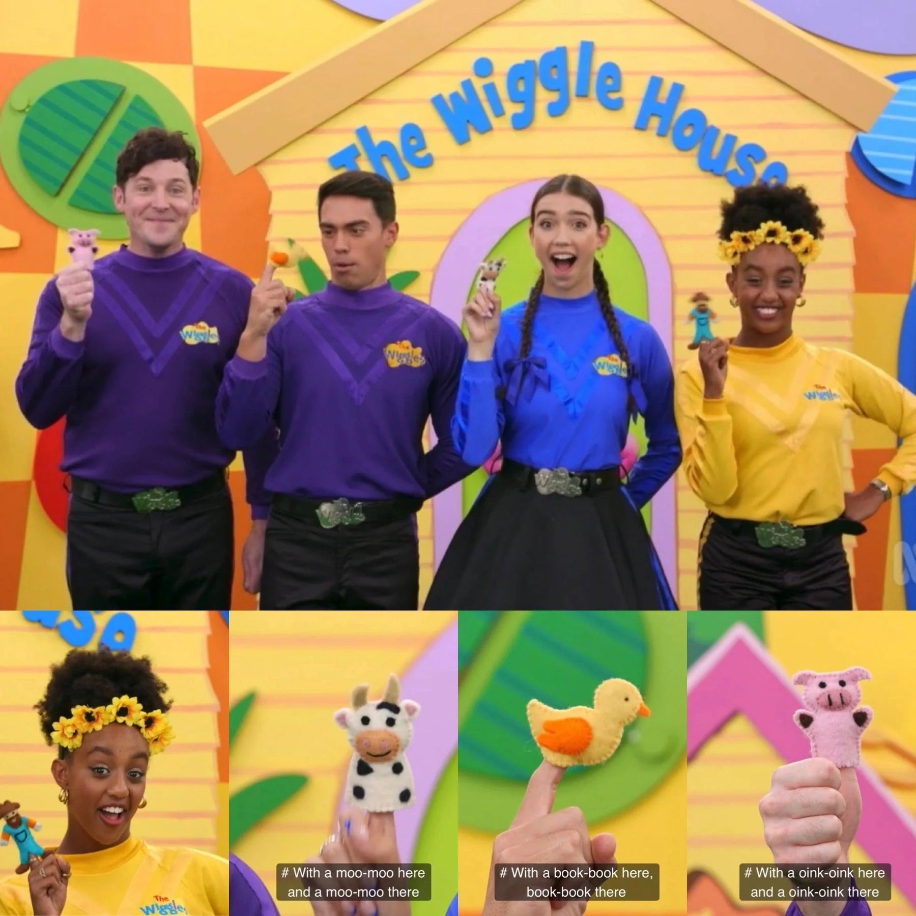 Old MacDonald Farm Animals A - Finger Puppet Set