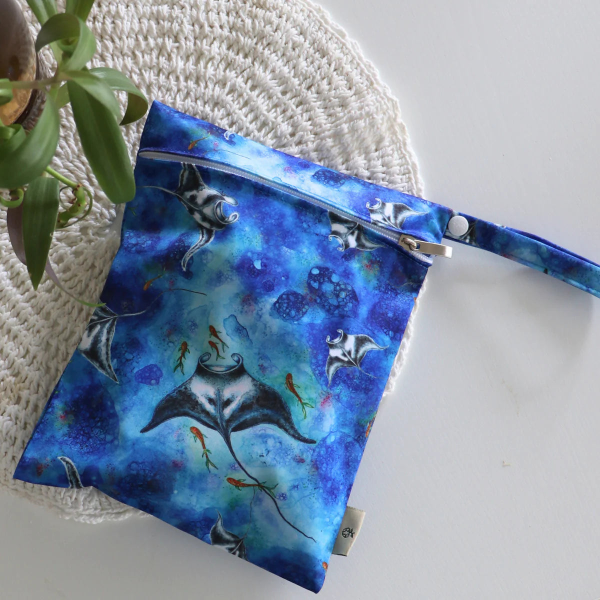 Mini Wet Bag - Manta Ray