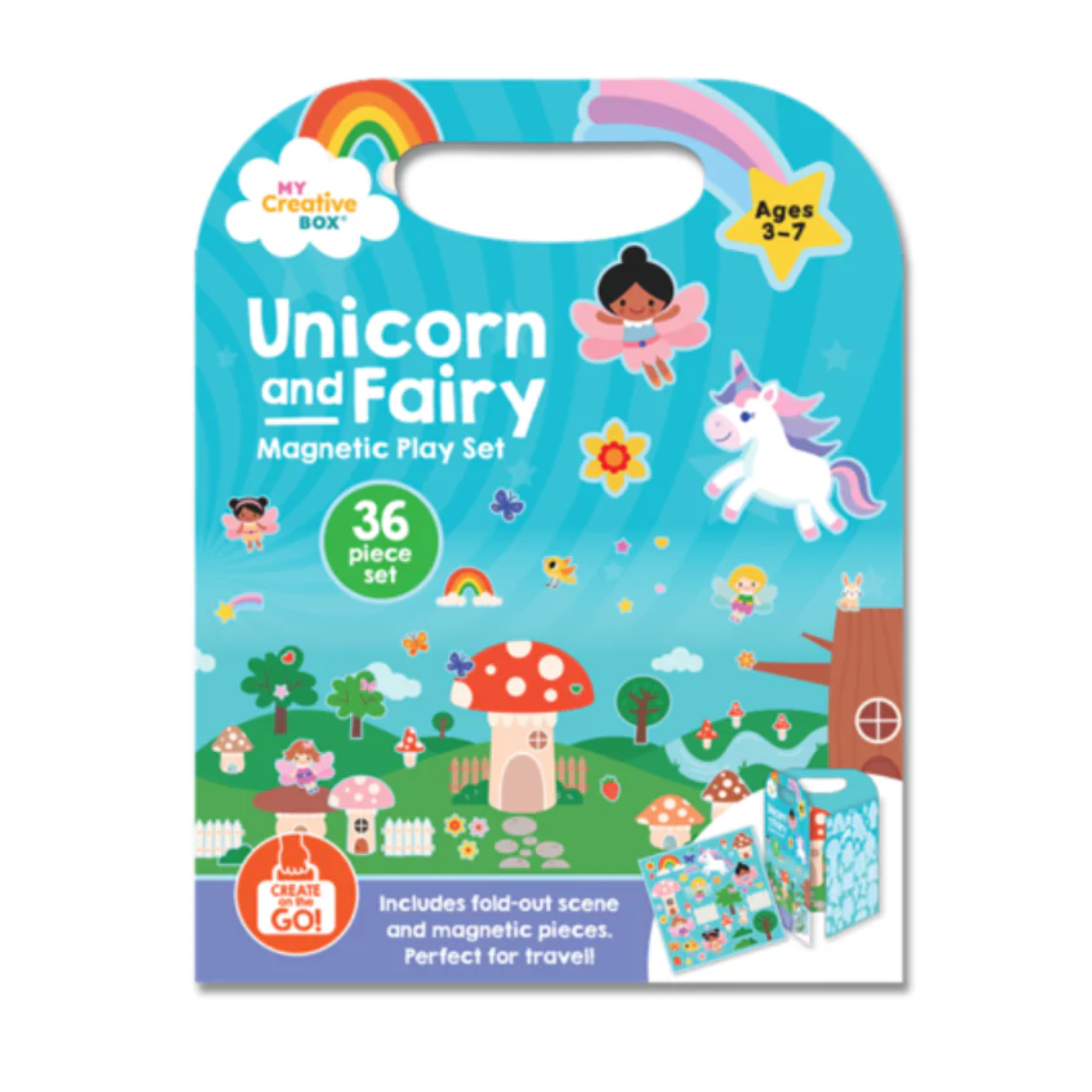 Unicorn and Fairy Magnetic Play Set