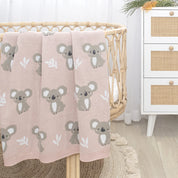 Cotton Knit Blanket - Kangaroo