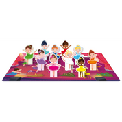 3D Puzzle & Book Set - 40 pc - Learn Colours Ballerina
