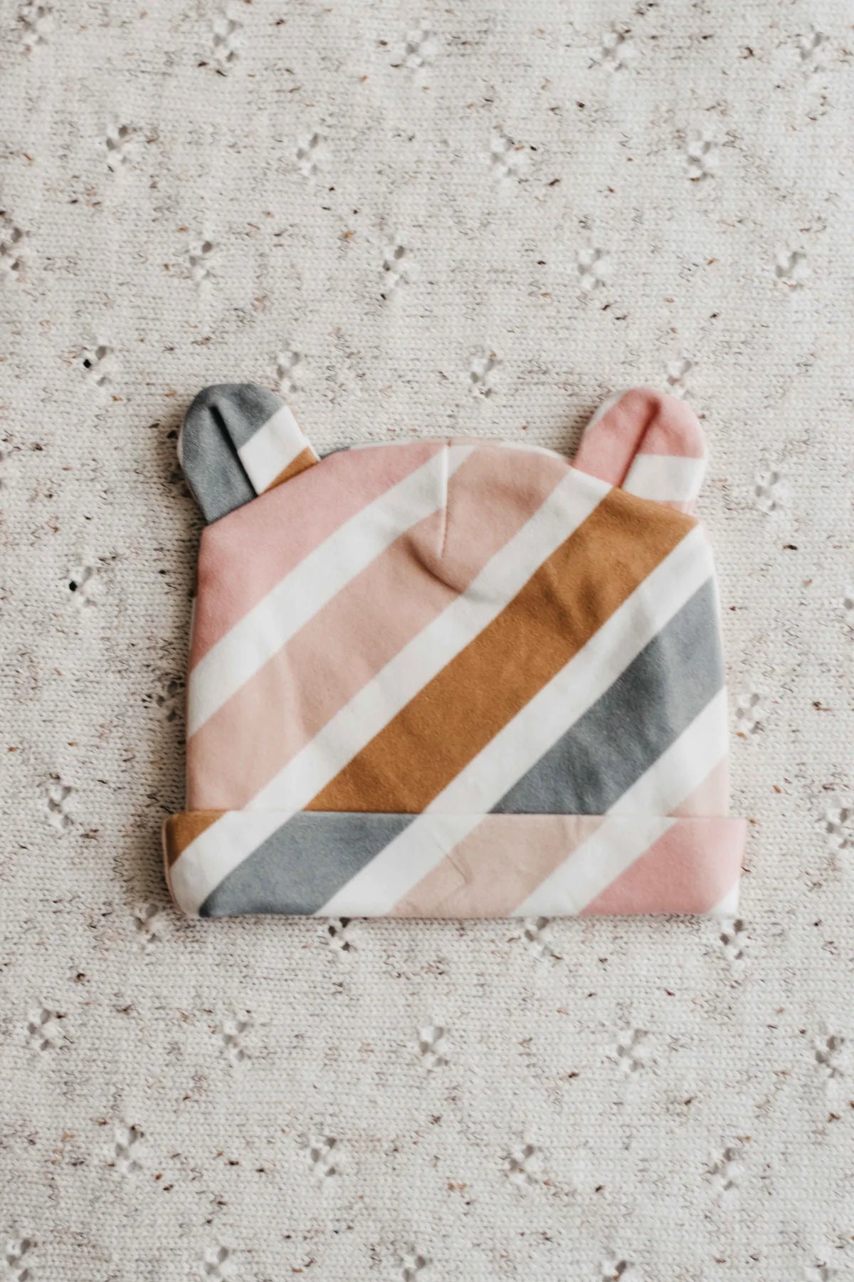 Vintage Stripe Newborn Beanie