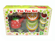 Tin Tea Set - Fruit 15 pc