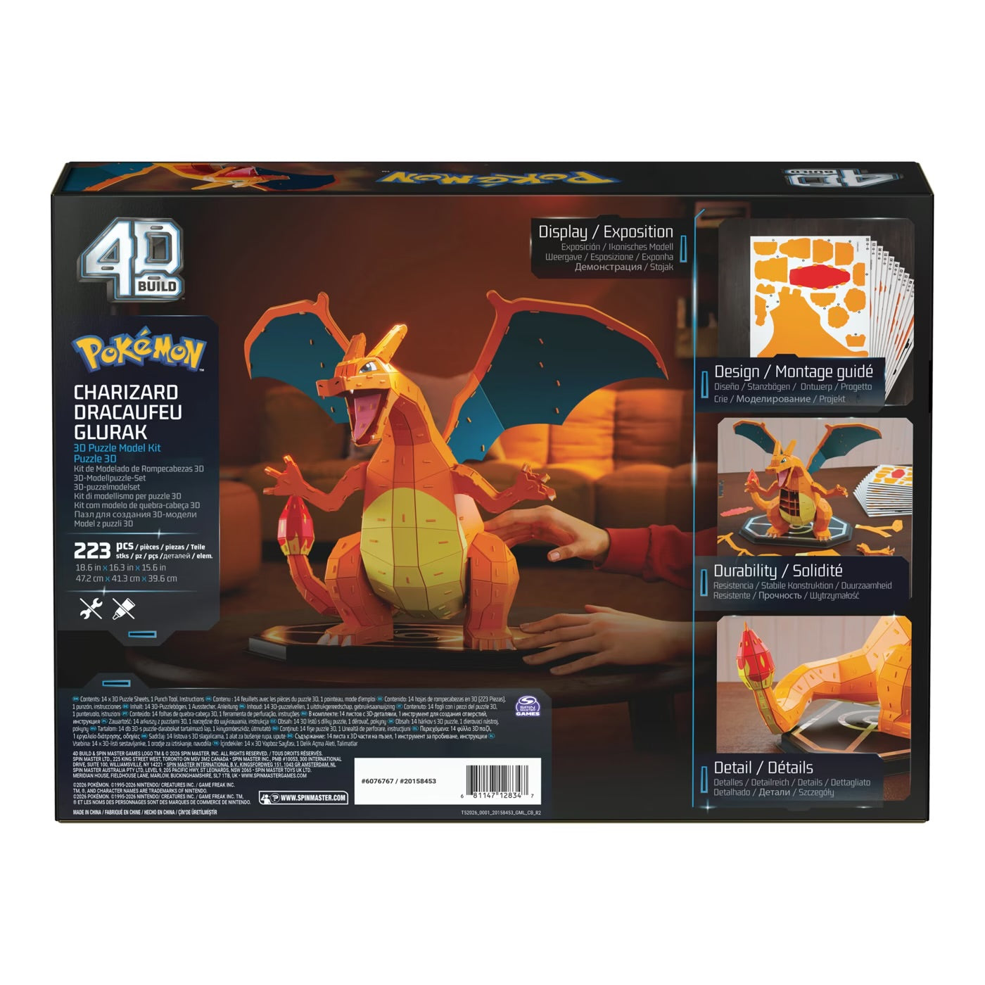 4D Build Pokemon- Charizard