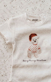 Beary Merry Christmas Bodysuit Tee