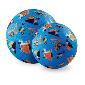 5” Playground Ball - Construction (Blue)