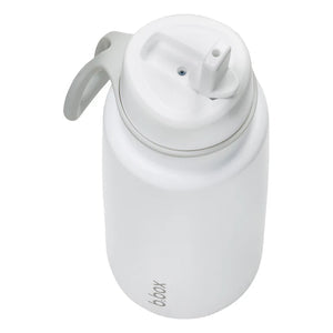 Insulated Flip Top Bottle 1Lt - White Out