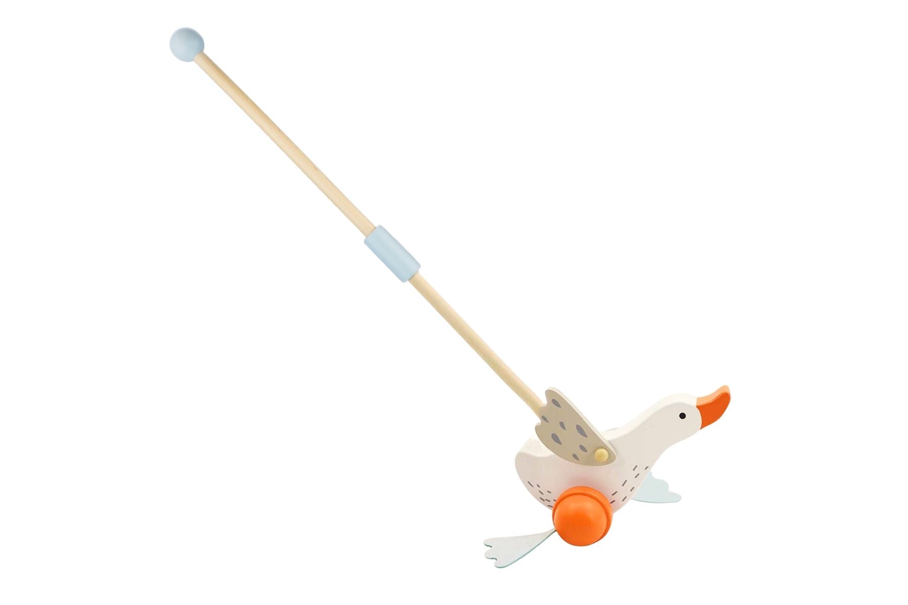 Push Along Wooden Goose