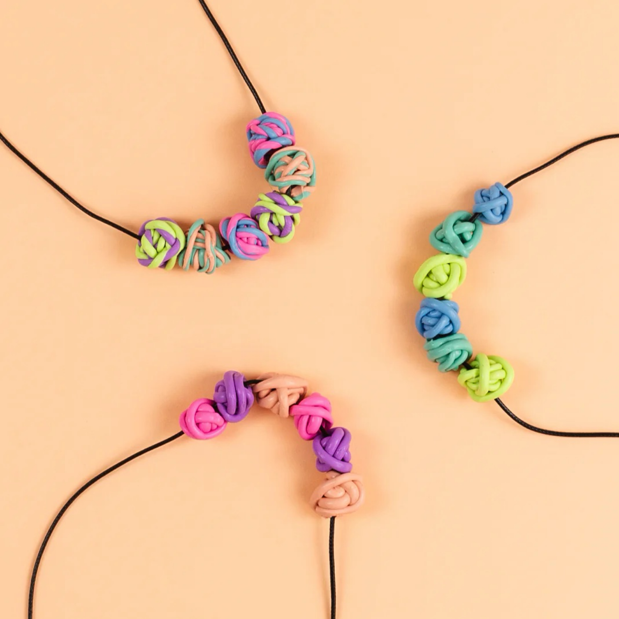 Jewellery Design Kit - Twisty Beads Necklaces