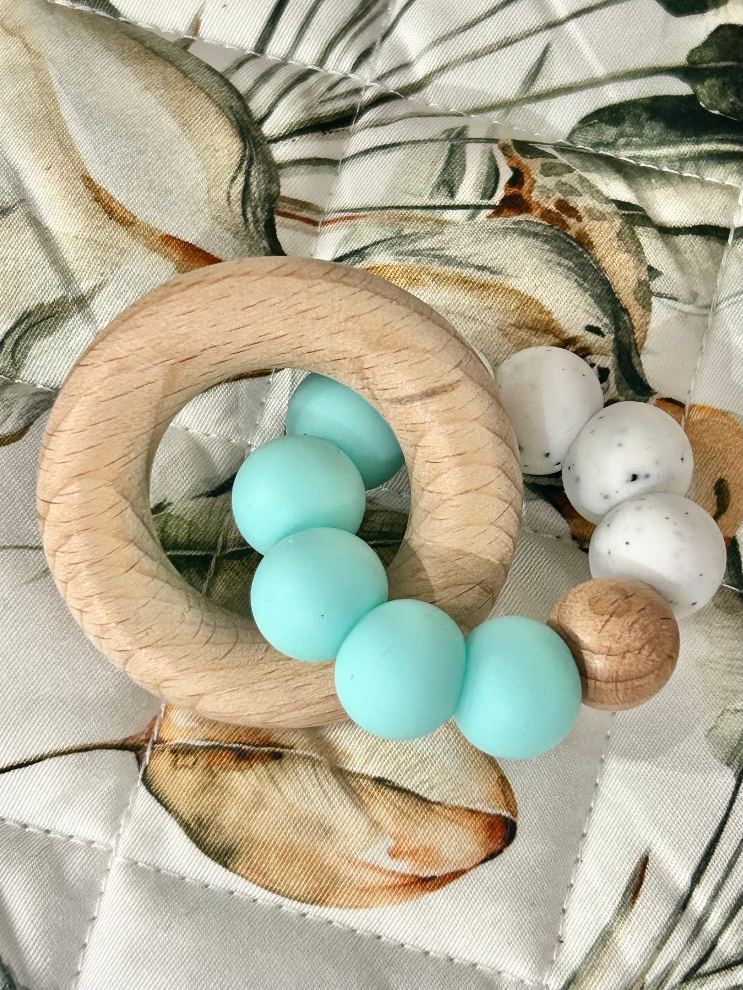 Silicone & Beechwood Teether