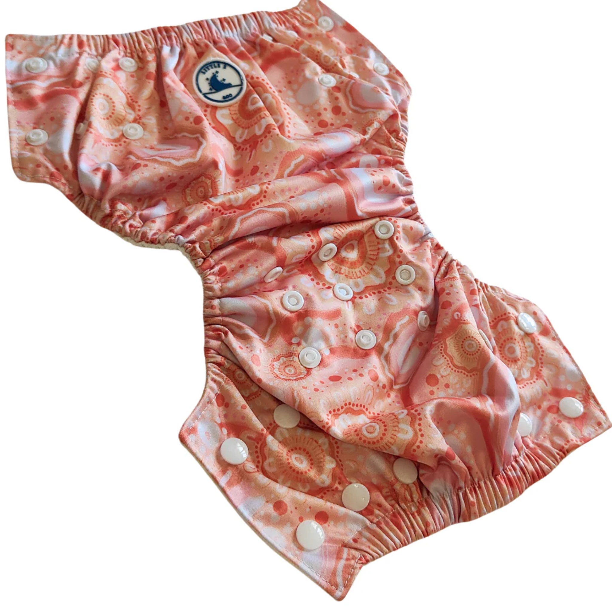 Reusable Swim Nappy - Community Connected to Land ( Pink)