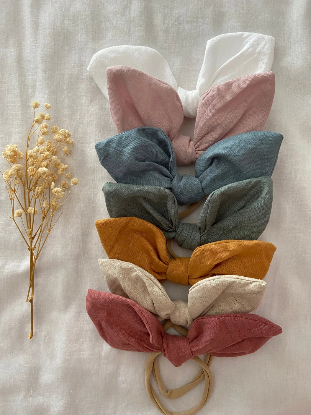 Linen Bunny Headband