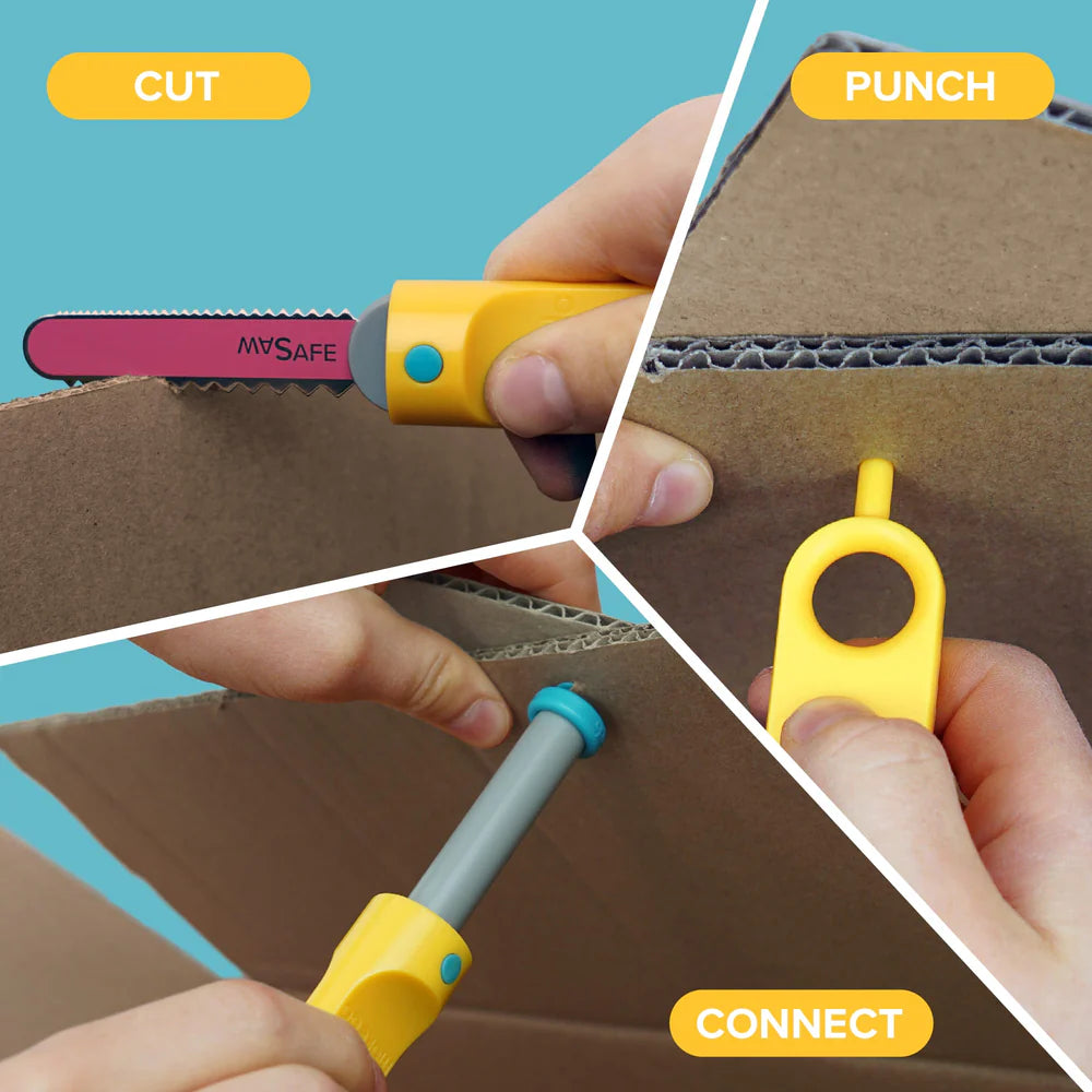 Cardboard Construction Kit 1-2 Makers EXPLORE